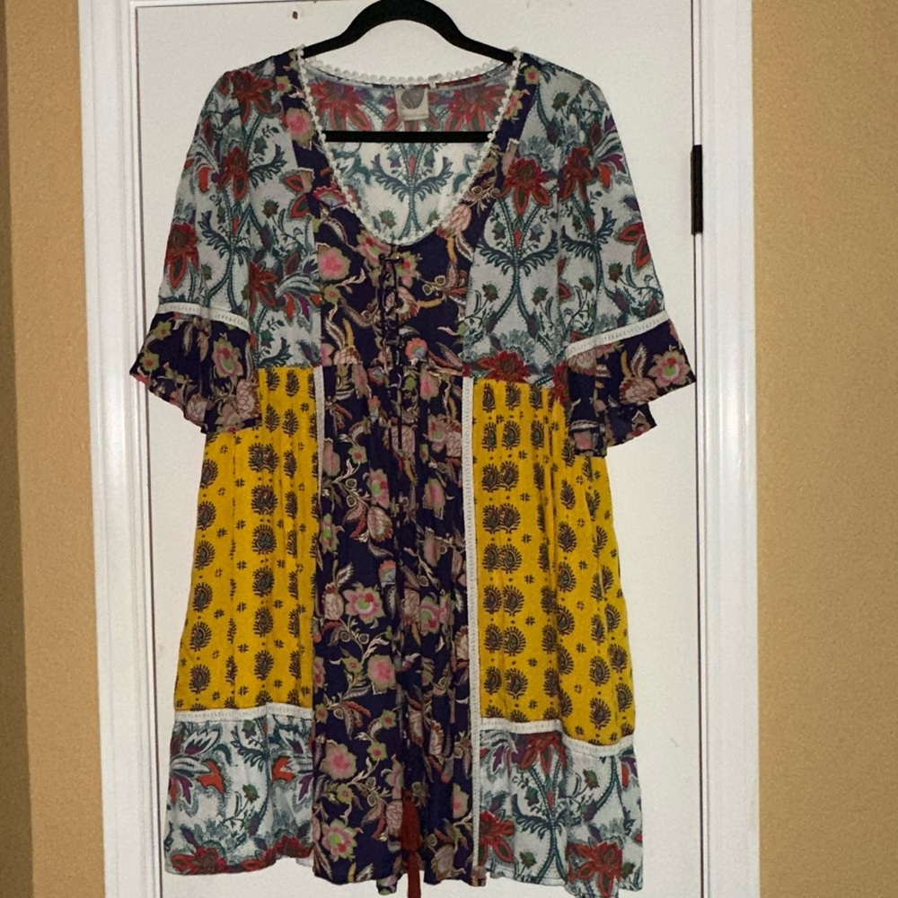 Floral Patchwork Women's Top